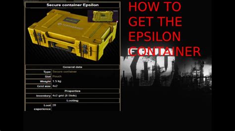 secure container epsilon|how to get epsilon eft.